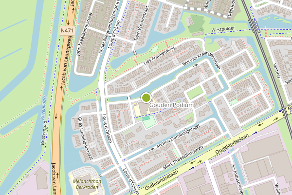 Ambulance-melding op Theo d'Orsingel, Berkel en Rodenrijs op 18 juni, kaart-overzicht