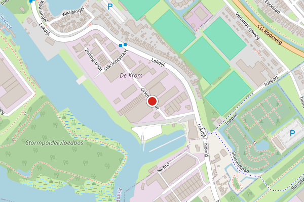 Brandweer-melding op Griendstraat, Krimpen aan den IJssel op 19 juni, kaart-overzicht
