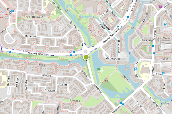 Ambulance-melding op Moderato, Krimpen aan den IJssel op 19 juni, kaart-overzicht