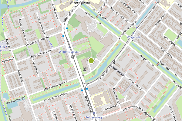 Ambulance-melding op Meidoornhoek, Rotterdam op 20 juni, kaart-overzicht