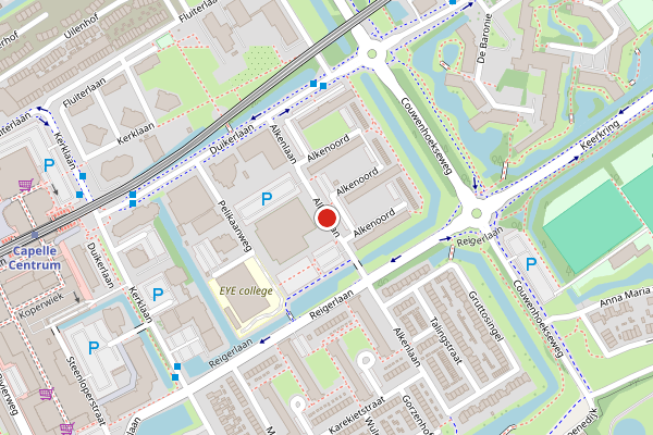 Brandweer-melding op Alkenlaan, Capelle aan den IJssel op 20 juni, kaart-overzicht