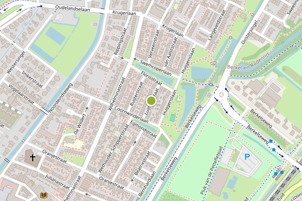 Ambulance-melding op Luijtensstraat, Berkel en Rodenrijs op 20 juni, kaart-overzicht