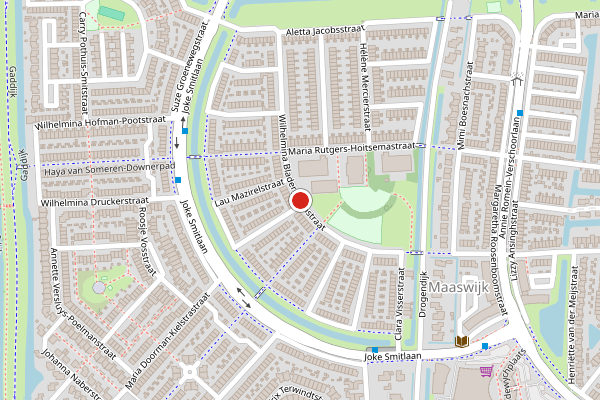 Brandweer-melding op Wilhelmina Bladergroenstraat, Spijkenisse op 20 juni, kaart-overzicht