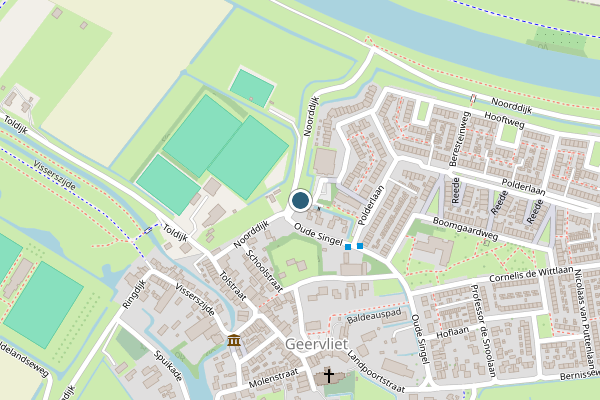 Politie-melding op Prinses Julianaplein, Geervliet op 19 juni, kaart-overzicht