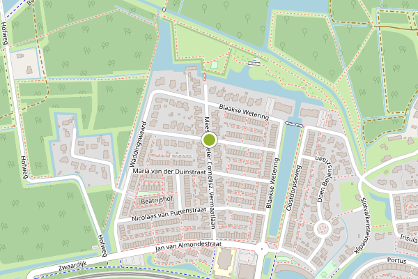 Ambulance-melding op Pieter Johan Tijkenstraat, Poortugaal op 20 juni, kaart-overzicht