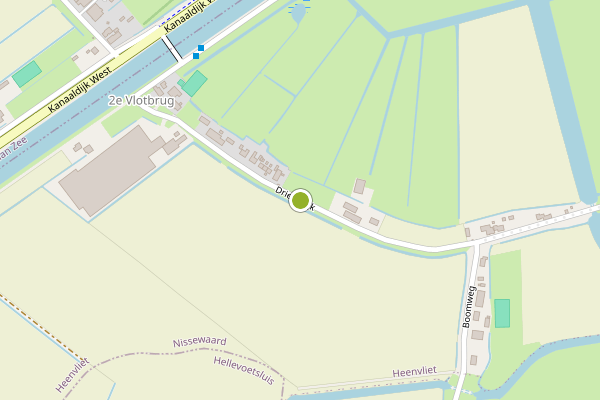 Ambulance-melding op Drieendijk, Heenvliet op 21 juni, kaart-overzicht