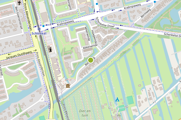 Ambulance-melding op Bermweg, Capelle aan den IJssel op 20 juni, kaart-overzicht