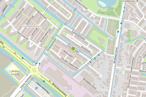 Ambulance-melding op Couperuslaan, Bergschenhoek op 21 juni, kaart-overzicht