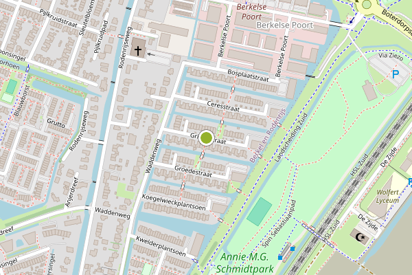 Ambulance-melding op Griendstraat, Berkel en Rodenrijs op 20 juni, kaart-overzicht