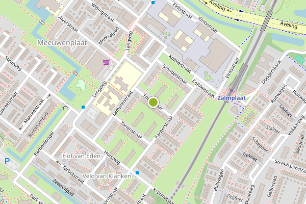 Ambulance-melding op Forelstraat, Hoogvliet op 21 juni, kaart-overzicht