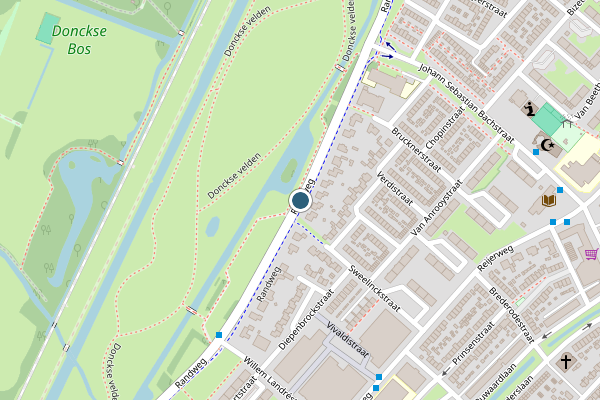 Politie-melding op Randweg, Ridderkerk op 21 juni, kaart-overzicht