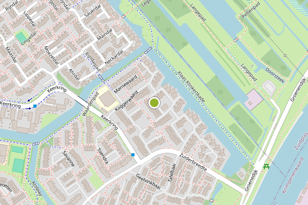 Ambulance-melding op Rosanderwaard, Capelle aan den IJssel op 4 mei, kaart-overzicht