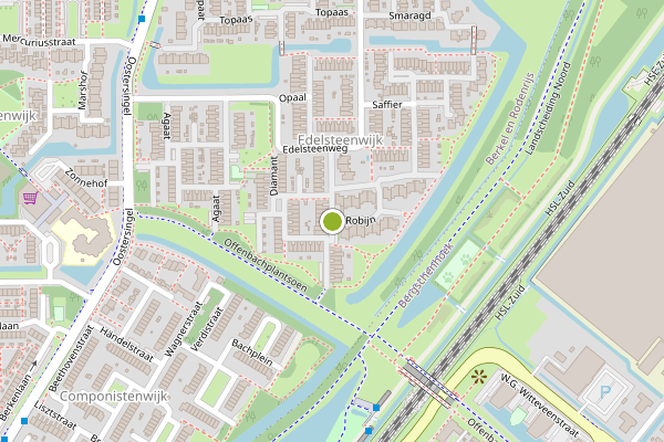 Ambulance-melding op Diamant, Berkel en Rodenrijs op 5 mei, kaart-overzicht