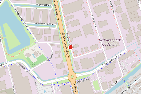 Brandweer-melding op Edisonstraat, Berkel en Rodenrijs op 5 mei, kaart-overzicht