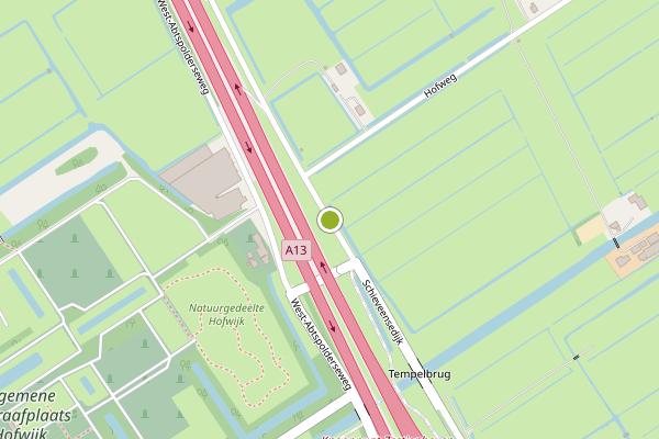 Ambulance-melding op Schieveensedijk, Rotterdam op 21 juni, kaart-overzicht