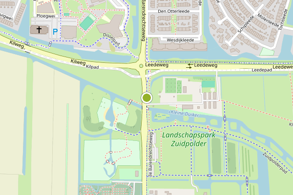 Ambulance-melding op 3e Barendrechtseweg, Barendrecht op 21 juni, kaart-overzicht