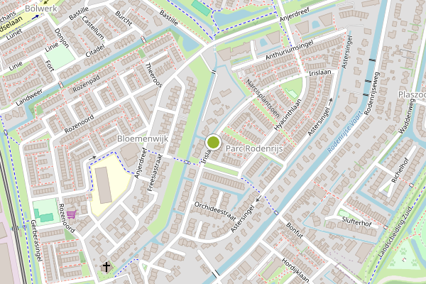 Ambulance-melding op Irislaan, Berkel en Rodenrijs op 22 juni, kaart-overzicht