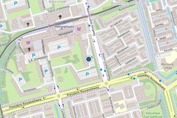 Politie-melding op Sinclair Lewisplaats, Rotterdam op 22 juni, kaart-overzicht