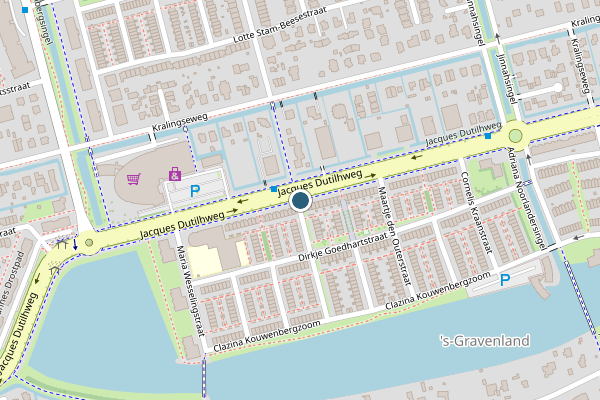 Politie-melding op Jacques Dutilhweg, Rotterdam op 22 juni, kaart-overzicht