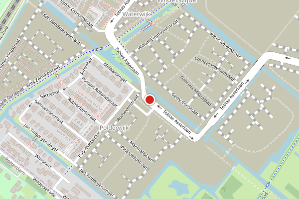 Brandweer-melding op Tobias Asserlaan, Bergschenhoek op 22 juni, kaart-overzicht