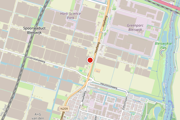 Brandweer-melding op Bleiswijk op 23 juni, kaart-overzicht