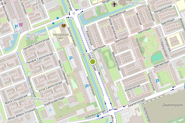 Ambulance-melding op Lepelaarsingel, Vlaardingen op 23 juni, kaart-overzicht