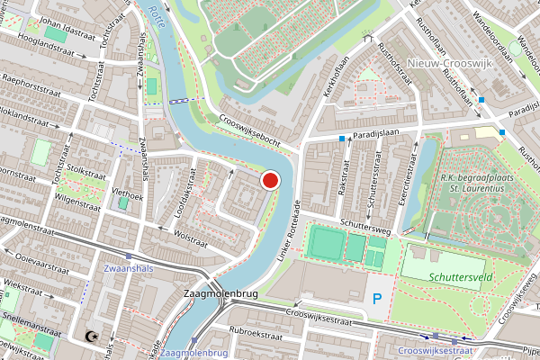 Brandweer-melding op Zwaanshalskade, Rotterdam op 23 juni, kaart-overzicht