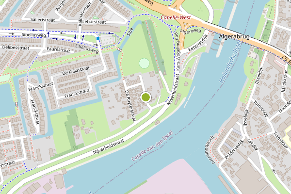 Ambulance-melding op Piet Heinstraat, Capelle aan den IJssel op 23 juni, kaart-overzicht