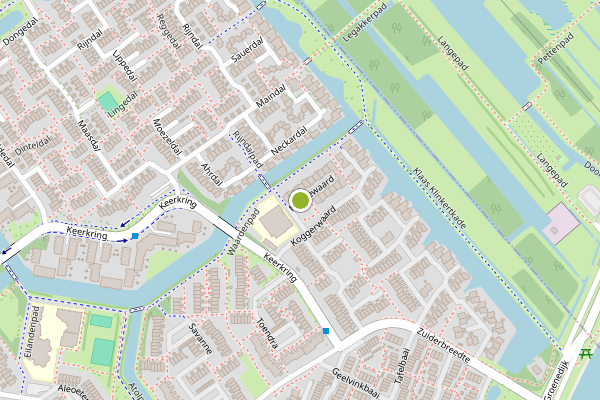 Ambulance-melding op Marnewaard, Capelle aan den IJssel op 23 juni, kaart-overzicht