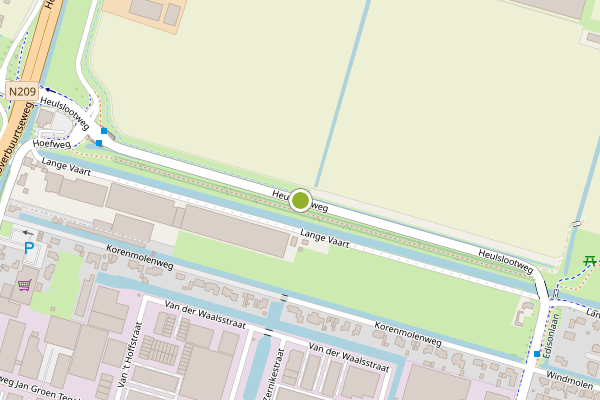 Ambulance-melding op Heulslootweg, Bleiswijk op 23 juni, kaart-overzicht