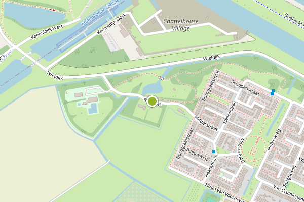 Ambulance-melding op Meeldijk, Heenvliet op 24 juni, kaart-overzicht