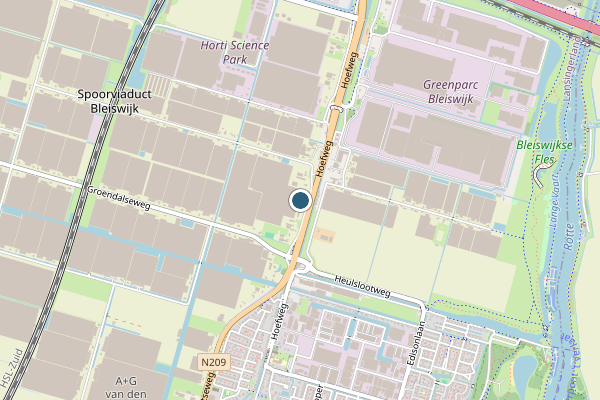 Politie-melding op Bleiswijk op 24 juni, kaart-overzicht