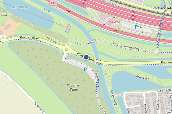 Politie-melding op Rhoonse Baan, Rhoon op 24 juni, kaart-overzicht