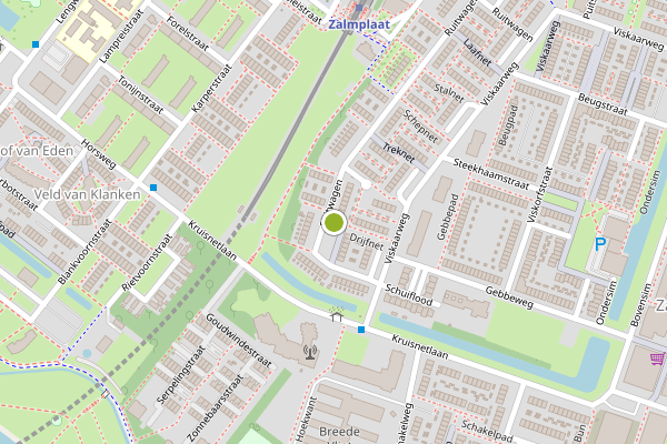 Ambulance-melding op Drijfnet, Hoogvliet op 24 juni, kaart-overzicht