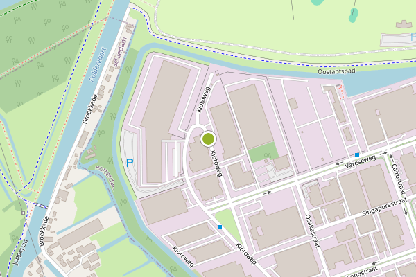 Ambulance-melding op Kiotoweg, Rotterdam op 24 juni, kaart-overzicht