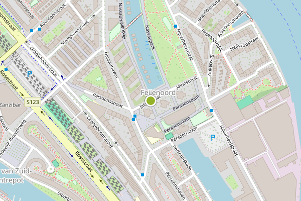 Ambulance-melding op Jalonstraat, Rotterdam op 24 juni, kaart-overzicht
