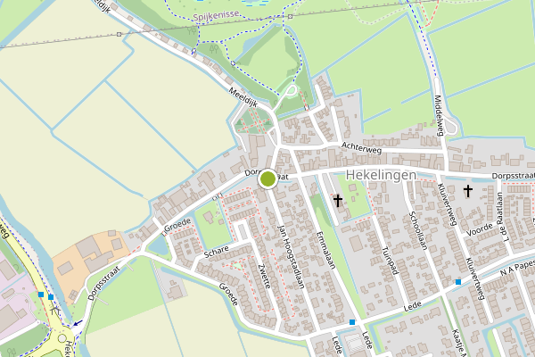 Ambulance-melding op Jan Hoogstadlaan, Hekelingen op 24 juni, kaart-overzicht