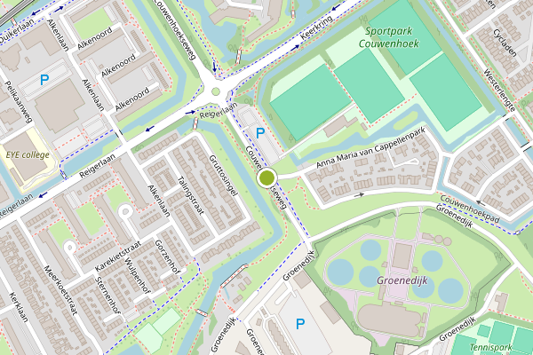Ambulance-melding op Couwenhoekseweg, Capelle aan den IJssel op 6 mei, kaart-overzicht
