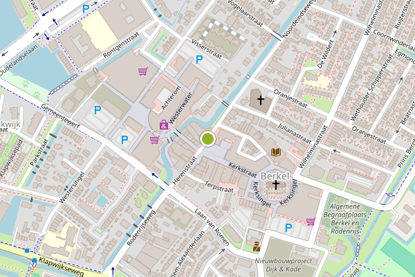 Ambulance-melding op Herenstraat, Berkel en Rodenrijs op 24 juni, kaart-overzicht