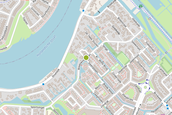 Ambulance-melding op Boveneindselaan, Krimpen aan den IJssel op 24 juni, kaart-overzicht