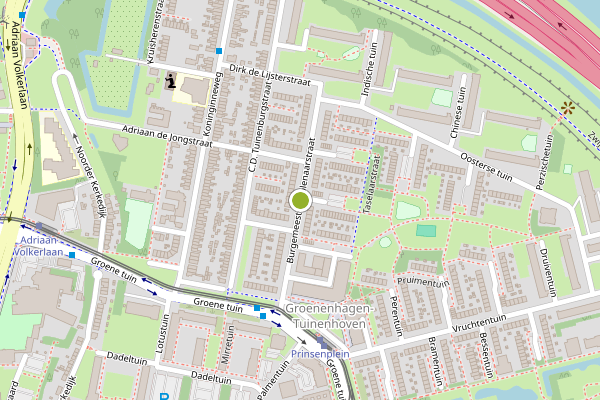 Ambulance-melding op Burgemeester Molenaarstraat, Rotterdam op 24 juni, kaart-overzicht