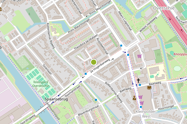 Ambulance-melding op Van Goijenstraat, Rotterdam op 24 juni, kaart-overzicht