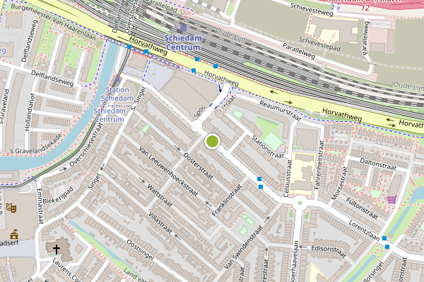 Kaart Schiedam