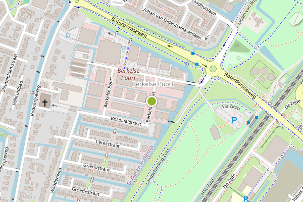 Ambulance-melding op Berkelse Poort, Berkel en Rodenrijs op 25 juni, kaart-overzicht