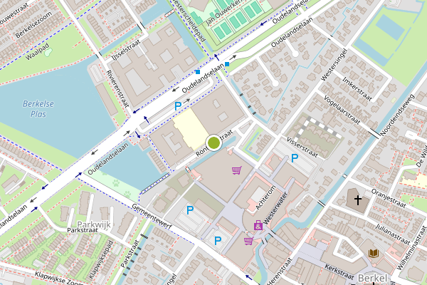 Ambulance-melding op Rontgenstraat, Berkel en Rodenrijs op 25 juni, kaart-overzicht