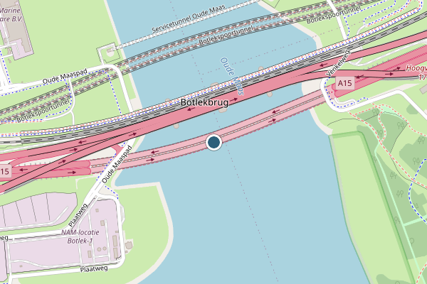 Politie-melding op Hoogvliet op 25 juni, kaart-overzicht
