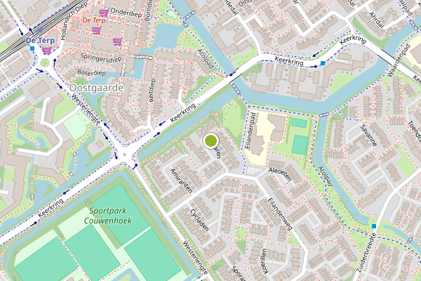 Ambulance-melding op Balearen, Capelle aan den IJssel op 25 juni, kaart-overzicht