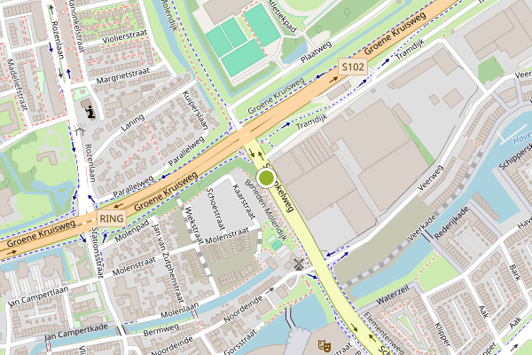 Ambulance-melding op Schenkelweg, Spijkenisse op 25 juni, kaart-overzicht
