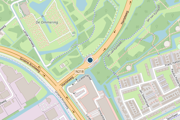 Politie-melding op Hartelweg, Spijkenisse op 25 juni, kaart-overzicht