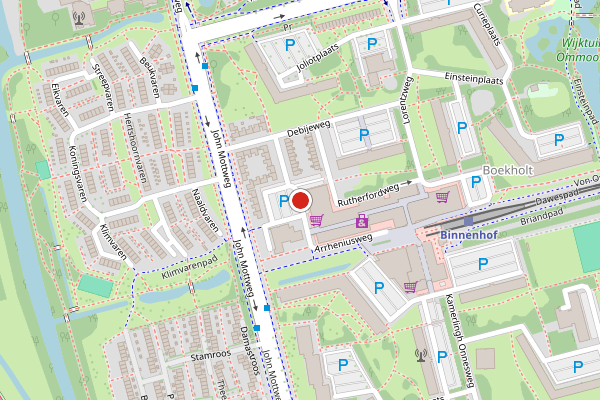Brandweer-melding op Arrheniusweg, Rotterdam op 25 juni, kaart-overzicht